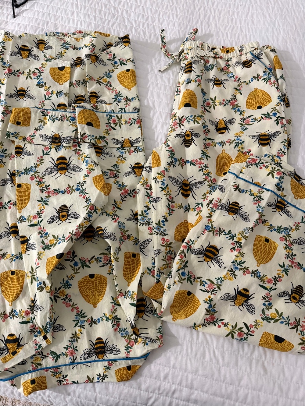 NWT Printfresh Sweet Bee Organic Cotton Pajama Set Size M - Picture 2 of 5